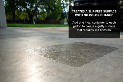 MasonryDefender Paint Additive Fine Grit 300595 - Non Slip, Clear, Floor Grip for Acrylic Sealers - 4 oz.