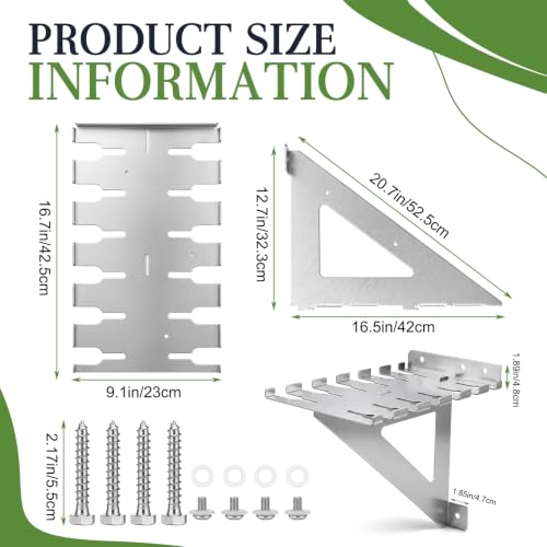 SiliFine Clamp Wall Rack Organizer Wall Mount Pipe Clamp Storage Holder