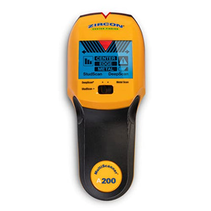 Zircon® MultiScanner™ A200 Stud Finder with Metal & Live Wire Detection - size: Center Finding, style: A200