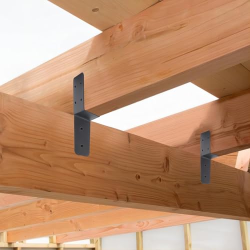 4 Pcs 2“x 4" Joist Anchor Connector Fit 2"x 4"Post for Light Steel Frame - size: 2"x 4" - 4 Pieces, style: Joist Anchor Connector