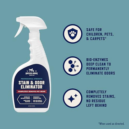 Rocco & Roxie Enzyme Stain & Odor Eliminator, 32 Fl Oz - size: 32 Fl Oz (Pack of 1)