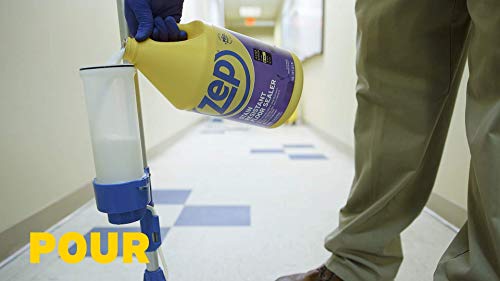 Zep Stain Resistant Floor Sealer - 1 Gallon - ZUFSLR128 - Durable, Long Lasting Seal - size: 1 Gallon