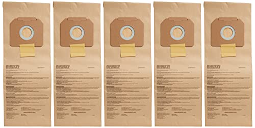 DEWALT DWV9401 Paper Bag for DWV012 Dust Extractor, 5-Pack