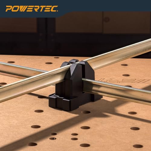 POWERTEC Parallel Clamp Blocks, 4 Pack - for Cabinet Door & Frame Gluing, Compatible with Most Standard Parallel Clamps, Works As Wall Mountable Storage Solution (72155) - style: Parallel Clamp Blocks (4PCs)