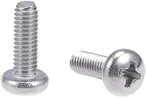 30Pcs M4-0.7 x 14mm Pan Head Phillips Machine Screws - size: M4 x 14mm