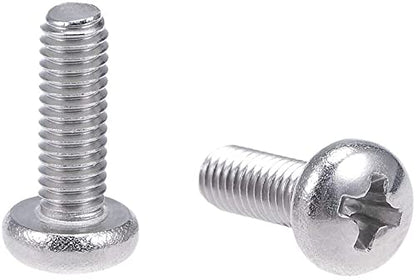 30Pcs M4-0.7 x 14mm Pan Head Phillips Machine Screws - size: M4 x 14mm