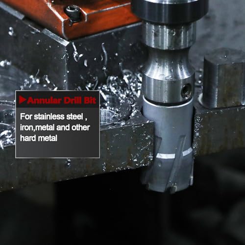 1-1/3" x 2" Annular Cutter with Weldon Shank - size: 1-1/3" diameter, style: 2" depth