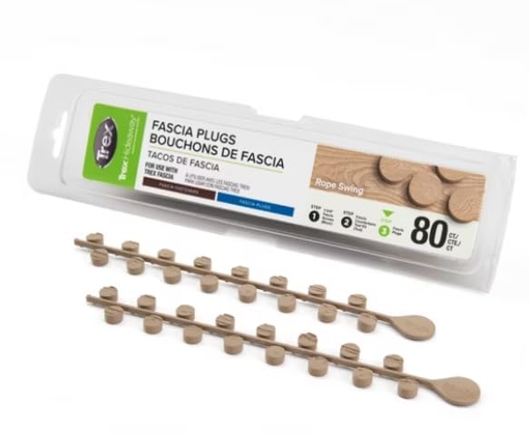 Trex Fascia Plugs (Rope Swing) - color: Rope Swing 80ct
