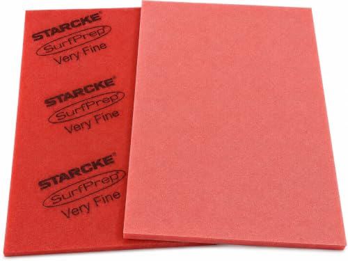 5-1/2 x 4-1/4 x 3/16 Inch Sanding Sponges, Very Fine 320-400 Grit Sponge Sanding Pads with Aluminum Oxide Side, 20 Pack Flexible Contour Sand Sponge for Wood, Auto Paint, Plastics & Metal Sander - color: 320 Grit, size: 20 Pack