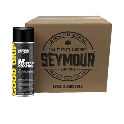 Seymour 16-83 Black Good Grip Slip Resistant Coating - 6 Pack