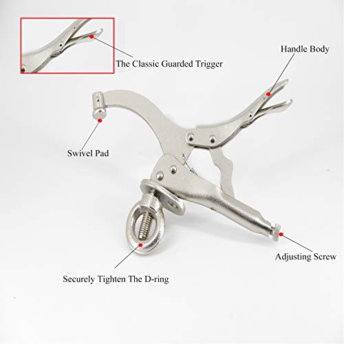 9inch Drill Press Locking Clamp, Drill Press Vice, Heavy Duty Drill Press Locking Clamp