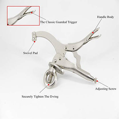 9inch Drill Press Locking Clamp, Drill Press Vice, Heavy Duty Drill Press Locking Clamp