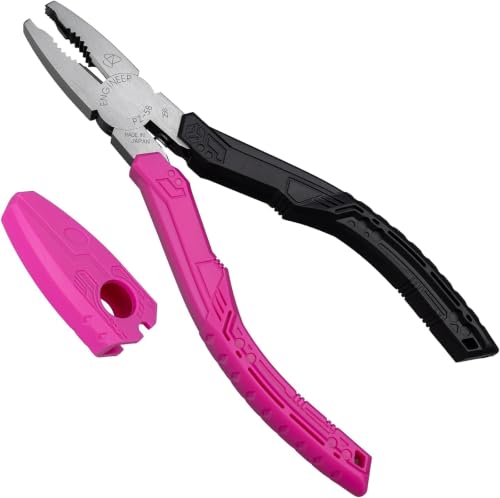 ENGINEER PZ-58BP Screw Removal Pliers Pink & Black - color: Pink&black