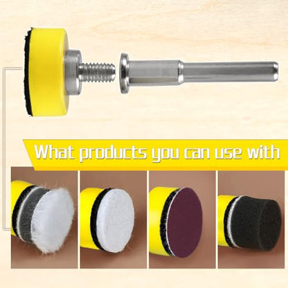 5 PCS Hook and Loop Sanding Discs Pad Kit, 1 Inch - size: 5 Packs