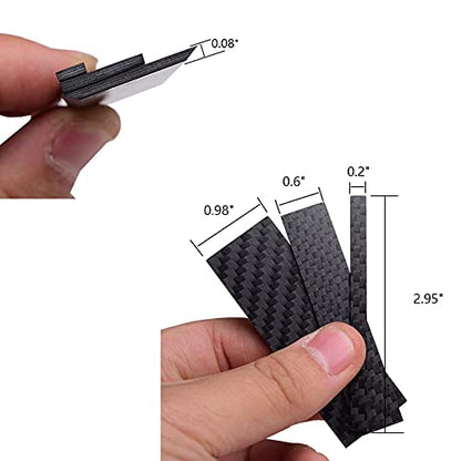 Sanding Sticks for Plastic Models, Gunpla, Wood and Tools Kit, 3 Sizes Carbon Fiber Sanding Sticks with 24PCS Replaceable Adhesive Grit Sandpaper