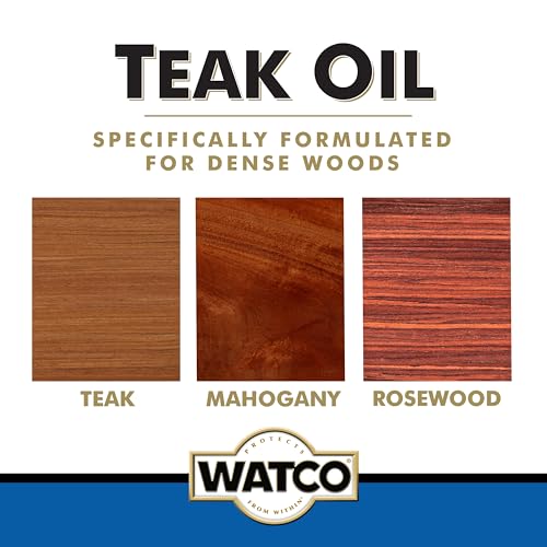 Watco Teak Oil Finish - size: 32 oz (Pack of 4)