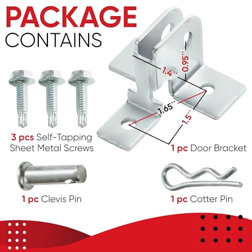 Garage Door Reinforcement Bracket - Garage Door Track Jamb Bracket J6, 8 Pack