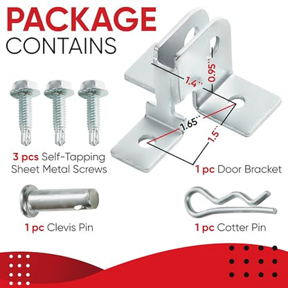 Garage Door Reinforcement Bracket - Garage Door Track Jamb Bracket J6, 8 Pack