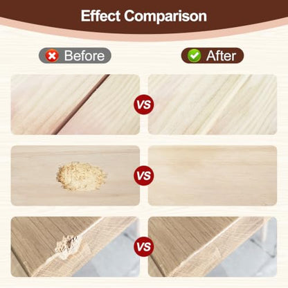 Boncart Wood Filler, 9.87 OZ White Oak Wood Putty - color: 9.87OZ White Oak