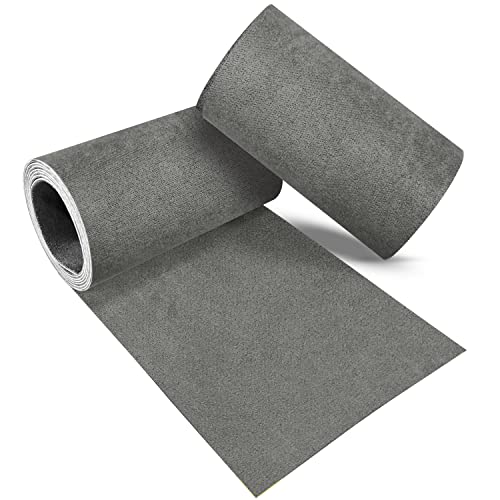Velvet Repair Patch, Self-Adhesive Flannel Fabric Patch, Multi Colors, Microfiber Patch，Can be Used to Patch Sofas, Car Seats, Handbags, Jacket Holes and Tears (Greenish Grey) - color: Greenish Grey, size: 4" x 30"-2 ROLLS