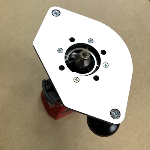 Woodhaven 8371 2" Bit Hole Baseplate, for Milwaukee M18, 7mm thick - size: M18