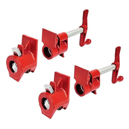 3/4” Pipe Clamp Sets 2-Pack, No Stands - size: Pipe Clamp - Regular Base