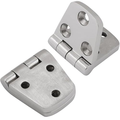 316 Stainless Steel Hinges Marine Grade 3" x 1.5" Heavy Duty Boat Hatch Hinge (76 mm X 38 mm) Casting Cabinet Door Hinge with Screws (6 Pack) - style: 6 Pack