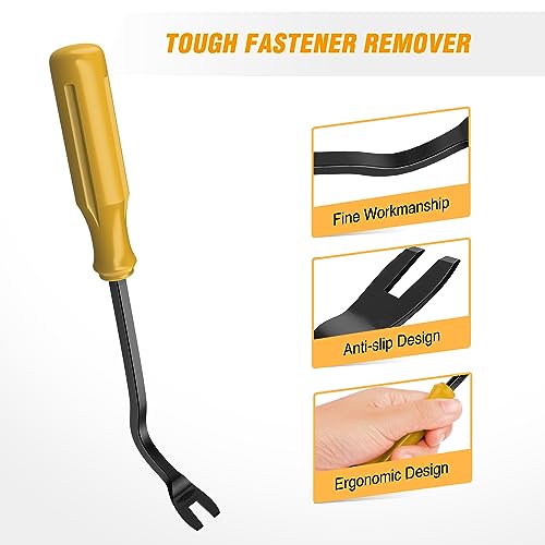 GOOACC 8PCS Auto Trim Scratch Removal Tool - color: Yellow, size: 8PCS Trim Removal
