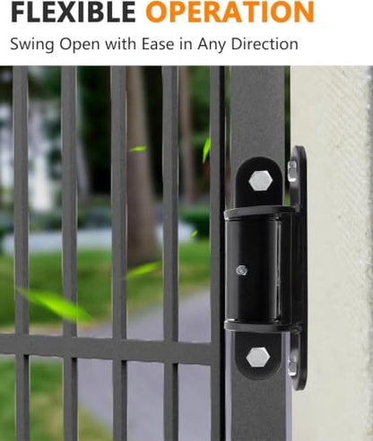 SPARKWHIZ 7" Bolt-on Gate Hinge Heavy Duty 4 Pack