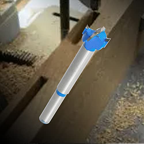 Forstner Drill Bits Professional Carbide Woodworking Hole Saw, Cutting Diameter 17mm, 2Pcs (Blue, Silver) - size: 17mm