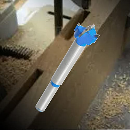 Forstner Drill Bits Professional Carbide Woodworking Hole Saw, Cutting Diameter 18mm, 2Pcs (Blue, Silver) - size: 18mm