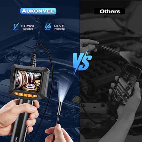 Endoscope Camera with Light, Handheld Borescope, 2.8" IPS Inspection Camera - size: 2.8" Handheld Borescope-ES07