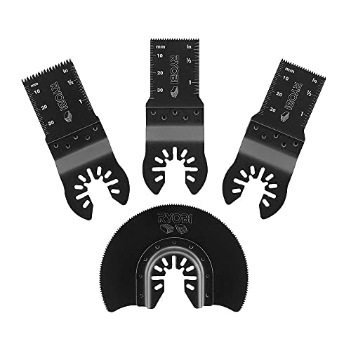 4-Piece Wood OSCILLATING Multi-Tool Blade Set