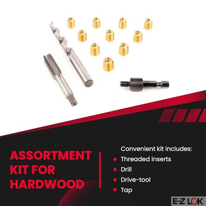 E-Z LOK Thread Repair Kit, M6-1.0 - size: M6-1.0, style: Brass