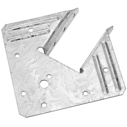 Coloch 20 Pack 18-Gauge Hurricane Tie for Rafter, Hot Dip Galvanized Steel Joist Hangers Rafter Tie Brackets Heavy Duty Connector for Roofing Trusses, Wood Timbers, Resist High Wind/ Earthquake Forces