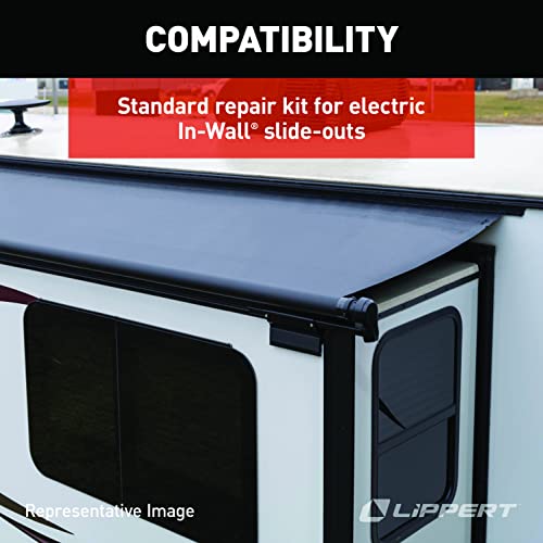 Lippert Components - 366211 Dual Rack Repair Kit - color: Black, style: Float Side