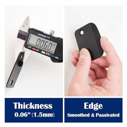 Blank Door Strike Plate Standard Size, Strike Opening Cover Plates