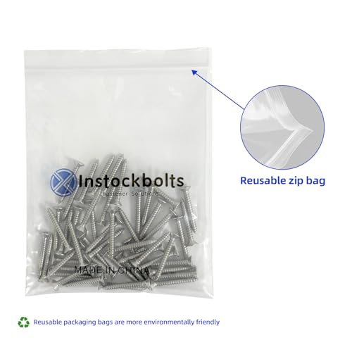 #6 x 1-1/4" Flat Head Sheet Metal Screws Phillips Drive Wood Screws, 304 Stainless Steel 18-8, Pack of 100 - color: Silver, size: #6 x 1-1/4"