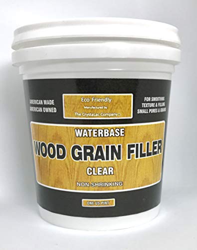 CrystaLac Clear Wood Grain Filler (16oz Pint) - size: Pint