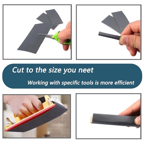 30Pcs 9 x 3.6 Inchs 600 Grit Wet and Dry Handmade Universal Sanding Sheets, Suitable for Woodworking Furniture/Automobiles/Metal/Lacquer Polishing Sandpaper - style: 600 Grit