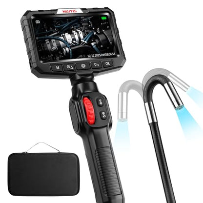 0.24 in Ultra Mini Two-Way Articulating Borescope Camera with Light