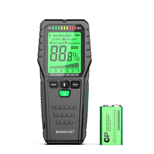 RDINSCOS Pinless Moisture Meter - color: Green