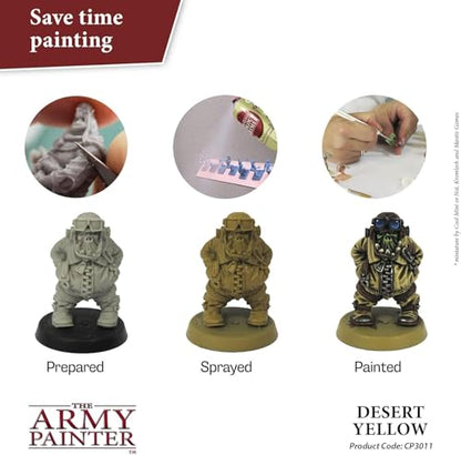 The Army Painter, Colour Primer Desert Yellow, 400 ml acrylic spray - color: Desert Yellow