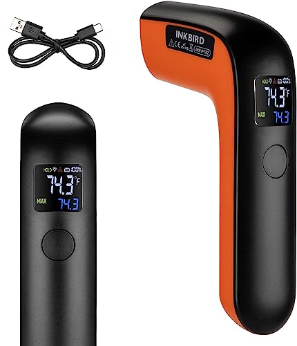 Rechargeable Infrared Thermometer Gun for Cooking, Laser Temperature Gun