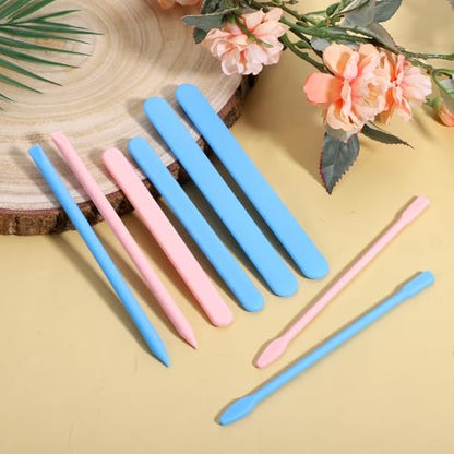 8 Pcs Silicone Stir Sticks, Reusable Epoxy Resin Mixing Sticks
