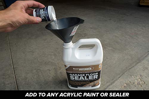 MasonryDefender Paint Additive Fine Grit 300595 - Non Slip, Clear, Floor Grip for Acrylic Sealers - 4 oz.