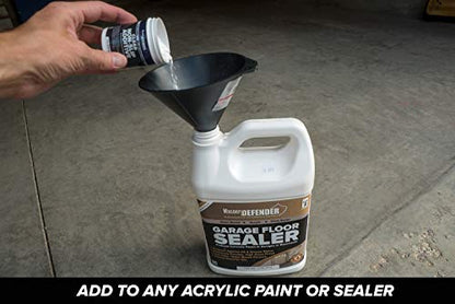 MasonryDefender Paint Additive Fine Grit 300595 - Non Slip, Clear, Floor Grip for Acrylic Sealers - 4 oz.
