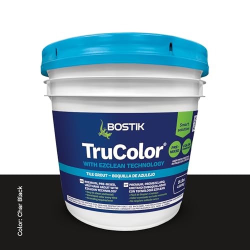 BOSTIK EZ Clean TRU Color 9lb Pre-Mixed Tile Grout – Char Black H139 - color: Char Black