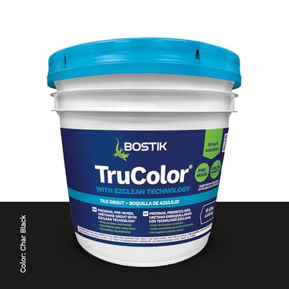 BOSTIK EZ Clean TRU Color 9lb Pre-Mixed Tile Grout – Char Black H139 - color: Char Black