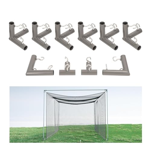 Golf Frame 1-3/8 in Corner Kit Triple Corner Bracket Powder Coated